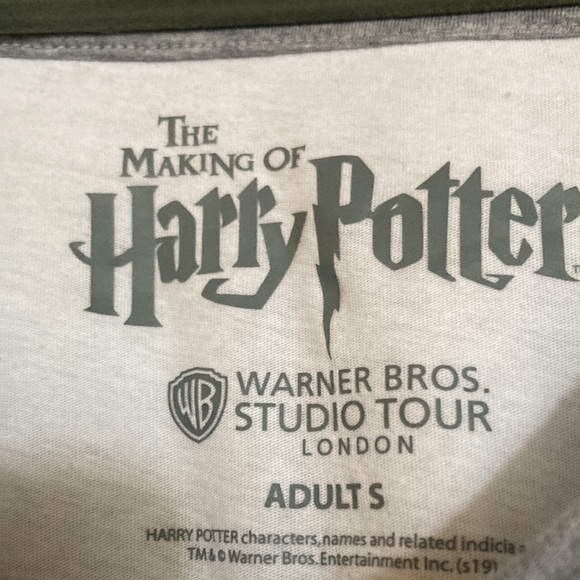 Harry Potter Slytherin Ladies Raglan Tee, Size S - Picture 4 of 5